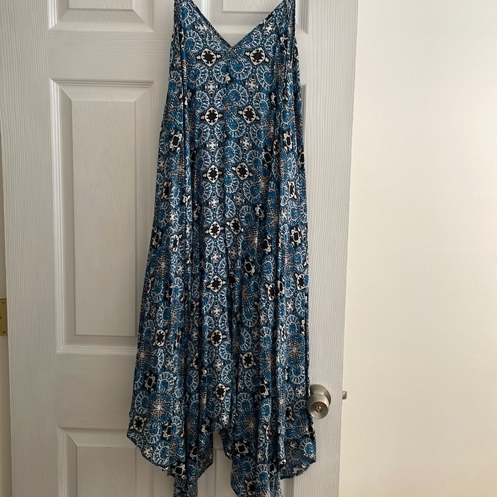 United Colors of Benetton summer dress, asymmetric, one size